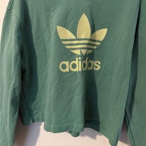 Adidas Kids Teal Sweatshirt with Logo